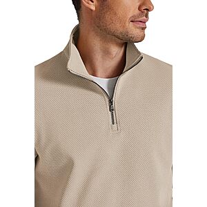 COOFANDY Mens Quarter Zip Pullover Wrinkle Free 1/4 Sweatshirt with Pocket $14.99