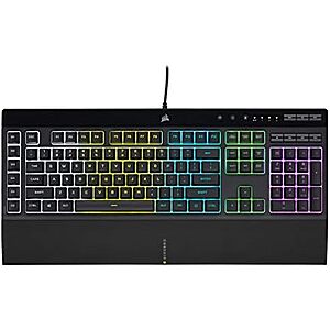 $39.99* | Corsair K55 RGB PRO Membrane Wired Gaming Keyboard at Amazon