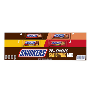 Snickers Satisfying Mix Variety Milk Chocolate Bars, Full Size, 12 ct. - $9.99