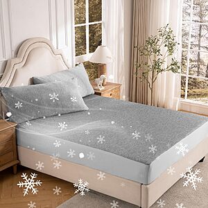 OMERAI 3PCS Cooling Sheet Set Breathable Bed Sheets $17.99