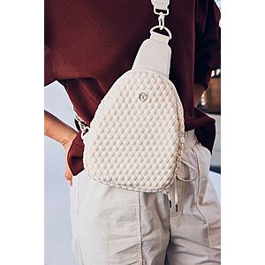 CALIA Women's Journey Woven Sling Bag (Deep Merlot) $24.97