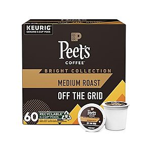 $26.39 | 60-Count Peet's Coffee Coffee Pods, Medium Roast at Woot!