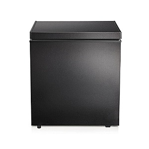 Garage Ready 20.67 in. 1.8 cu. ft. Manual Defrost Chest Freezer with Temperature Alarm Chest Freezer in Black $146.39