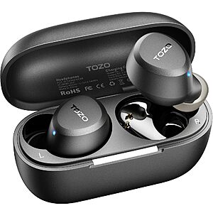 TOZO A1 Wireless Earbuds Bluetooth 5.3 Light Weight in Ear Headphones $13.98