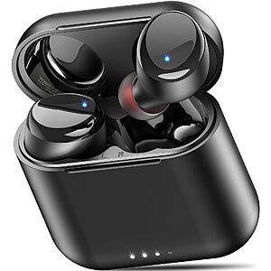 TOZO T6 Wireless Earbuds Bluetooth 5.3 Stereo Sound in Ear Headphones $19.92