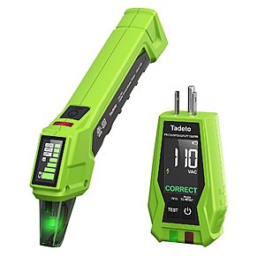 Tadeto Circuit Breaker Finder + Outlet Tester $23.50 + Free S/H $23.47