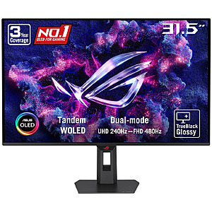 32" ASUS ROG Strix 4K 240Hz Tandem WOLED Gaming Monitor $699.99 + Free Shipping