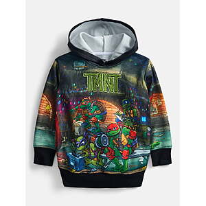 Nickelodeon Kids' Teenage Mutant Ninja Turtles Sublimated Embroidered Logo Hoodie (Sizes XS-L) $6.74 + Free S&H w/ Walmart+ or on $35+