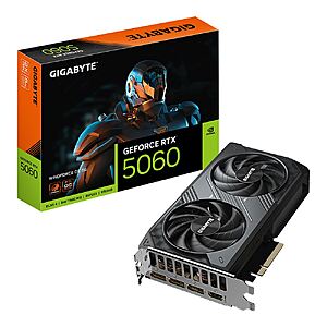 [Micro Center] Gigabyte RTX 5060 8GB WINDFORCE Overclocked Dual Fan GPU $350 + Free Store Pickup