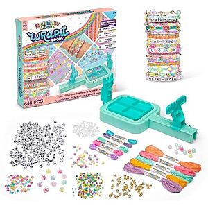 [Prime] Rainbow Loom Wrapit Loom DIY Bracelet Maker Kit w/ 600 Beads $9.99 + Free Shipping