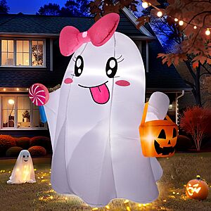 zukakii 5FT Halloween Inflatables Ghost $19.99