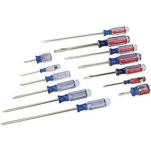 [YMMV, AC] $25.03 | 14-Piece CRAFTSMAN Screwdriver Set, Slotted & Phillips (CMHT65045) at Amazon