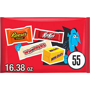 Hershey Assorted, Halloween Candy Variety Bag, 16.38 oz (55 Pieces)~$7.94 @ Walmart~Free Pickup Or Delivery With Walmart+