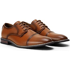 JOUSEN Men's Cap Toe Lace-Up Oxford Dress Shoes $20.99 @Amazon (BD + 30% off code)