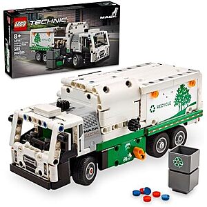 [YMMV, AC] $23.09 | 503-Piece LEGO Technic - Mack LR Electric Garbage Truck (42167, 2024) at Amazon