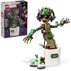 [YMMV, AC] $31.49 | 459-Piece LEGO Marvel Super Heroes: Guardians of the Galaxy - Dancing Groot (76297, 2024) at Amazon