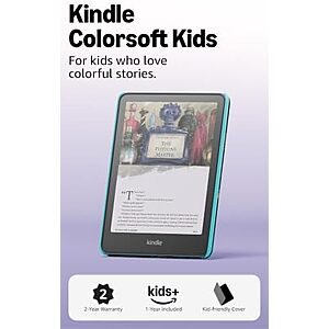 $209.99 | 16GB Amazon Kindle Colorsoft Kids eReader (Various) at Amazon