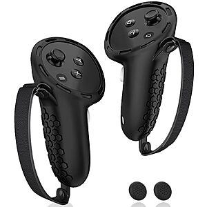 AMZDM Silicone Controller Grip Covers w/ Knuckle Straps & Thumbstick Covers for Meta Quest 3 & 3S $6.95 + Free Shipping w/ Prime or on $35+
