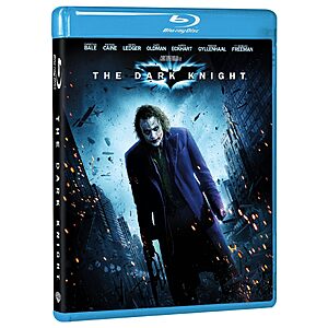 The Dark Knight Blu Ray $6.49 Amazon.com