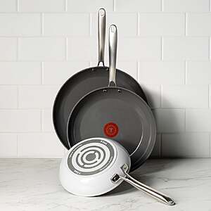 T-fal Ceramic Non-Stick Frypan Set, 3-piece $37.99 Free Shipping Costco.com