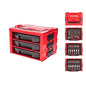 TEKTON 3/8 Inch Drive 12-Point Socket, 83-Piece | SKT16301 $289.08