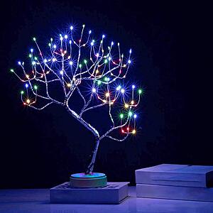 20" PXBNIUYA Battery/USB Operated 108LED Tabletop Bonsai Tree Light $13.49 + Free Shipping w/ Prime or on $35+