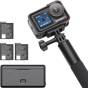 (Certified Refurbished) DJI Osmo Action 5 Pro Adventure Combo $359 + Free Shipping