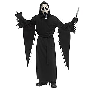 Fun World Ghost Face Aged Teen Costume, Size 14-16 $29.42