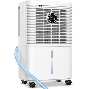 Dravonic 34-Pint 2500 Sq.Ft Dehumidifier for Basement w/ Ring Light Display & Auto Humidity Control $109.99 + Free Shipping