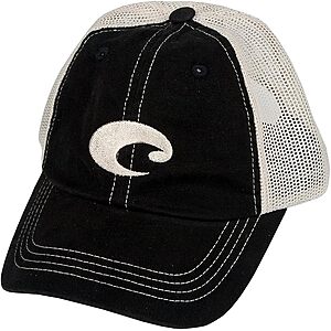 Costa Del Mar Mesh Trucker Hat (Blackout or Deck Gray Heather) $7.50 + Free Shipping w/ Prime or on $35+