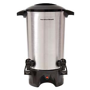 Hamilton Beach Dual-Spout Coffee Urn, 45 Cup Capacity $44.99 free shipping Costco.com