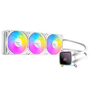 Antec Ultra 360 ARGB Liquid CPU Cooler, 3x120mm PWM Fans, High-Performance Pump, Intel LGA 1200/1851/20XX & AMD AM4/AM5 $39.99