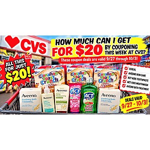 CVS: 10 Items for $13.94 OOP + $2 Ibotta Rebate (9/27–10/3)