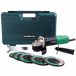 Metabo HPT 4.5-in 6.2-Amp Sliding Switch Angle grinder one_size in Green | G12SR4M $49