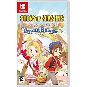 Story of Seasons: Grand Bazaar (Nintendo Switch) $23.92 + Free Shipping w/ Prime or on orders over $35