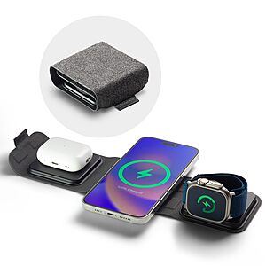 Mophie 3-in-1 Travel Charger with MagSafe Compatible w/Apple Devices $25 + Free S&H w/ Prime or $35+