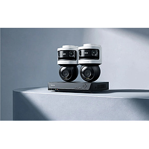 Reolink NVR+OMVI 3i PoE Bundle, 4K 18MP Triple-Lens Panoramic-PT PoE Security Camera System with SyncTrack $685.99