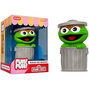 [Prime] $7.49* | 5" Super7 Fun! Fun! Sesame Street Oscar The Grouch Figure at Amazon