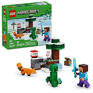 79-Pc LEGO Minecraft Steve's Taiga Adventure (21583) $8 + Free Shipping w/ Prime or on orders over $35