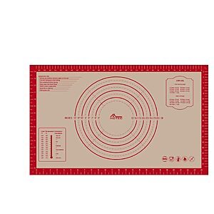 26" x 16" HOTEC Silicone Baking Mat w/ Measurements $4.98 + Free Shipping w/ Prime or on $35+ $4.99