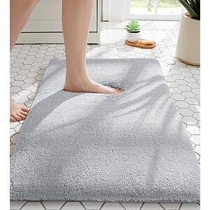 16"x24" MINIDEAR Memory Foam Bathroom Rug (Gray) $5.99 + Free Shipping w/ Prime or on $35+
