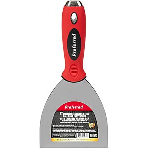 4" Proferred Stainless Steel Putty Knife w/ Non-Slip Grip $4.65 + Free Shipping w/ Prime or on $35+