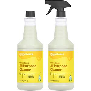 [Prime] 2-Pack 32-Oz Amazon Basics All Purpose Cleaner Lemon $4.86, Lavender $5.24 w/ S&S + Free Shipping