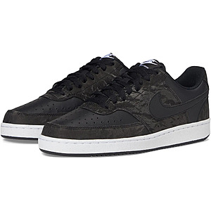 Nike Women's Court Vision Low Shoes (Black/Black/White) $47.98 + Free Shipping
