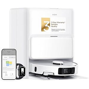 [Prime] $359* | MOVA P50 Ultra Robot Vacuum & Mop Combo w/ 19,000 Pa Suction, Auto Empty, Mop Washing & Refill at Amazon
