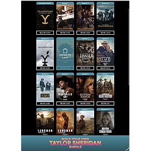Fanflix Build Your Own Taylor Sheridan Bundle