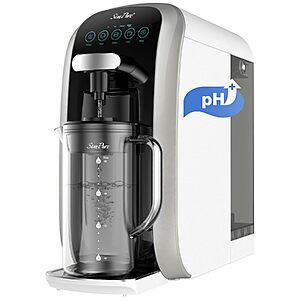 SimPure Y7T-A 5-Stage Countertop Reverse Osmosis Water Filter w/ Alkaline Glass Pitcher $180 + Free Shipping