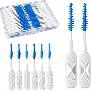 Maoerdental Soft Rubber Interdental Floss Pick Brushes 220-Piece $3.49, 270-Piece $4.00 $3.49 + Free Shipping w/ Prime or on $35+