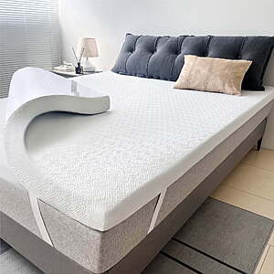Airensky 3 inch Twin Gel Memory Foam Mattress Topper, Cooling Infused, CertiPUR-US & OEKO-TEX Cover, Pressure Relief $44.99