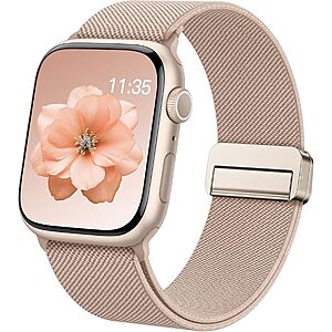 Sunnywoo Stretchy Loop Band for Apple Watch w/ Adjustable Magnetic Clasp (Various Colors/Sizes) $4.99 + Free Shipping w/ Prime or on $35+
